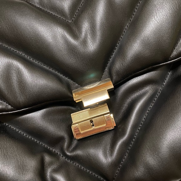 Zara Quilted Shoulder Bag - Black - Picture 6 of 6